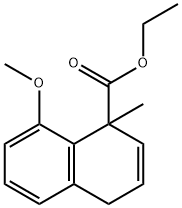 ethyl 1,4-dihydro-8-methoxy-1-methylnaphthalene-1-carboxylate Structural