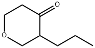 tetrahydro-3-propyl-4H-Pyran-4-one Structural