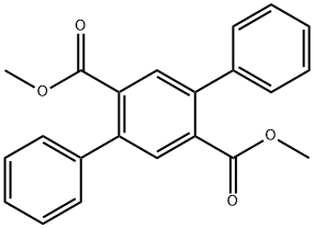 dimethyl 2,5-diphenylterephthalate Structural