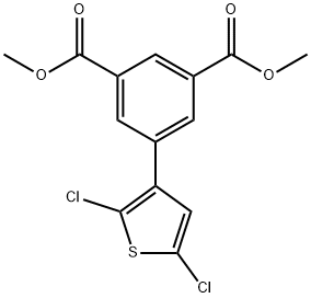 dimethyl 5-(2,5-dichlorothiophen-3-yl)isophthalate(WXG00696) Structural