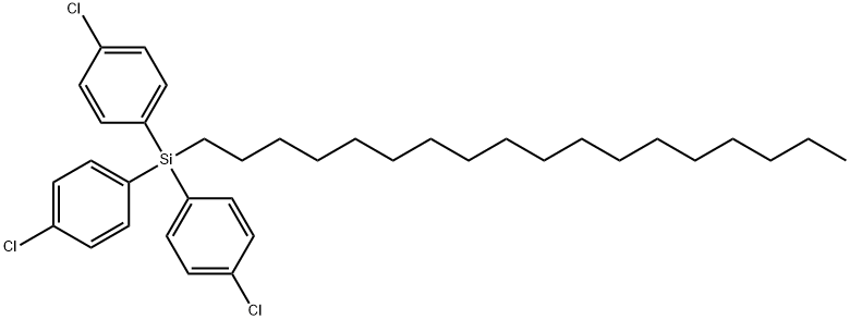 OCTADECYLTRIS(4-CHLOROPHENYL)SILANE Structural