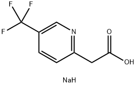 Sodium 2-(5-(trifluoromethyl)pyridin-2-yl)acetate Structural