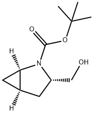 tert-butyl (3S)-3-(hydroxymethyl)-2-azabicyclo[3.1.0]hexane-2-carboxylate Structural