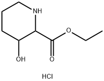 Ethyl 3-Hydroxypiperidine-2-carboxylate Hydrochloride Structural