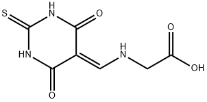 N-[(4,6-dioxo-2-thioxotetrahydropyrimidin-5(2H)-ylidene)methyl]glycine Structural