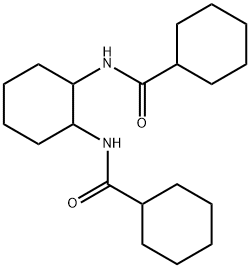 N,N'-1,2-cyclohexanediyldicyclohexanecarboxamide Structural