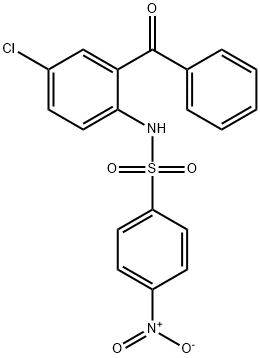 N-[4-chloro-2-(phenylcarbonyl)phenyl]-4-nitrobenzenesulfonamide Structural
