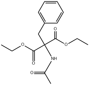 DIETHYL 2-ACETAMIDO-2-BENZYLMALONATE Structural