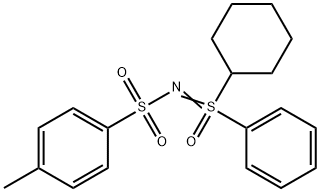 S-Cyclohexyl-S-phenyl-N-(p-toluenesulfonyl)sulfoximine Structural