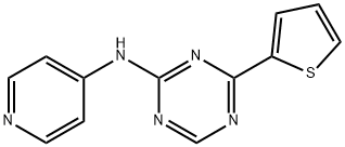 N-(pyridin-4-yl)-4-(thiophen-2-yl)-1,3,5-triazin-2-amine Structural