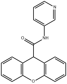 N-(pyridin-3-yl)-9H-xanthene-9-carboxamide Structural