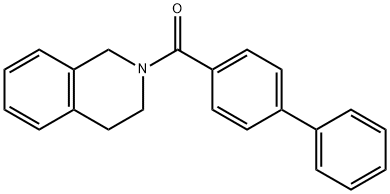 biphenyl-4-yl(3,4-dihydroisoquinolin-2(1H)-yl)methanone Structural
