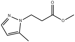 methyl 3-(5-methyl-1H-pyrazol-1-yl)propanoate Structural