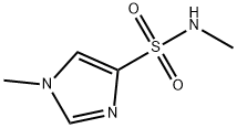 N,1-dimethyl-1H-Imidazole-4-sulfonamide Structural