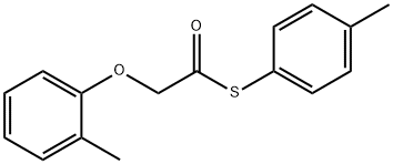 S-p-tolyl 2-(o-tolyloxy)ethanethioate Structural