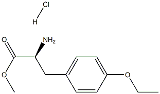 O-Ethyl-L-tyrosine methyl ester HCl Structural
