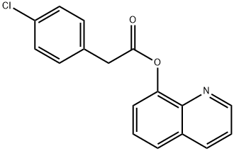quinolin-8-yl 2-(4-chlorophenyl)acetate Structural