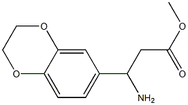 methyl 3-amino-3-(2,3-dihydrobenzo[b][1,4]dioxin-6-yl)propanoate