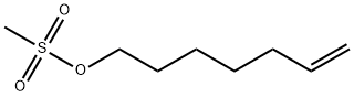 Hept-6-en-1-yl methanesulfonate Structural