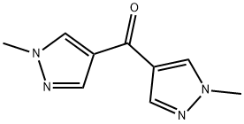 bis(1-methyl-1H-pyrazol-4-yl)methanone Structural