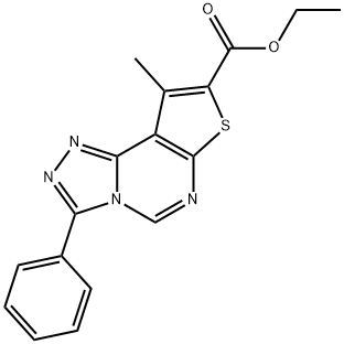 ethyl 9-methyl-3-phenylthieno[3,2-e][1,2,4]triazolo[4,3-c]pyrimidine-8-carboxylate Structural