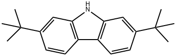 9H-Carbazole, 2,7-bis(1,1-dimethylethyl)-
 Structural Picture