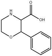 2-Phenyl-morpholine-3-carboxylic acid Structural