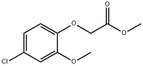 Methyl 2-(4-chloro-2-methoxyphenoxy)acetate Structural