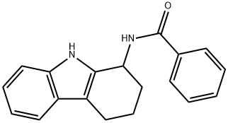 N-(2,3,4,9-tetrahydro-1H-carbazol-1-yl)benzamide Structural