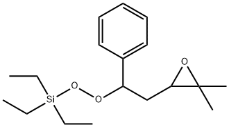 Silane, [[2-(3,3-dimethyloxiranyl)-1-phenylethyl]dioxy]triethyl- Structural