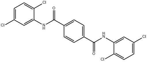 N,N'-BIS(2,5-DICHLOROPHENYL)TEREPHTHALAMIDE Structural