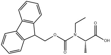 N-Fmoc-N-ethyl-L-alanine Structural