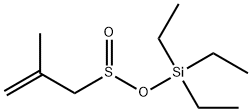 Triethylsilyl 2-methyl-2-propenesulfinate Structural