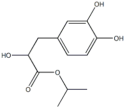 isopropyl 3-(3,4-dihydroxyphenyl)-2-hydroxypropanoate Structural
