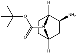 tert-Butyl (1R,2S,4S)-2-amino-7-azabicyclo[2.2.1]heptane-7-carboxylic acid Structural