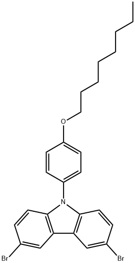 3,6-dibromo-9-(4-octoxyphenyl)carbazole