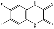 6,7-difluoroquinoxaline-2,3(1H,4H)-dione Structural