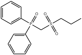 Diphenyl((propylsulfonyl)methyl)phosphine oxide Structural