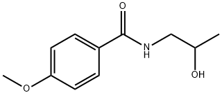 N-(2-hydroxypropyl)-4-methoxybenzamide Structural