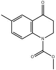 methyl 6-methyl-4-oxo-3,4-dihydroquinoline-1(2H)-carboxylate Structural