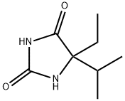 5-ethyl-5-isopropylimidazolidine-2,4-dione Structural