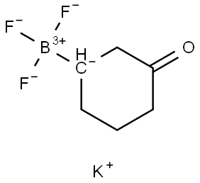 POTASSIUM TRIFLUORO(3-OXOCYCLOHEXYL)BORATE Structural