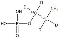 O-Phosphorylethanolamine-1,2-13C2-1,1,2,2-d4 Structural