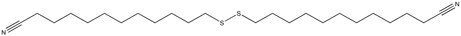 Bis(11-cyanoundecyl) disulfide
		
	