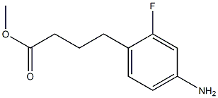 METHYL 4-(4-AMINO-2-FLUOROPHENYL)BUTANOATE Structural