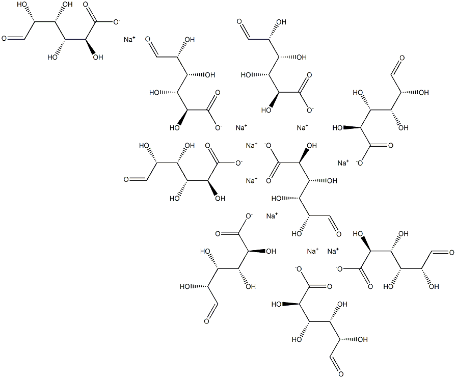 L-nonaguluronic acid nonasodium salt Structural