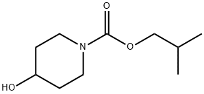 isobutyl 4-hydroxypiperidine-1-carboxylate Structural