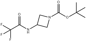 TERT-BUTYL 3-(2,2,2-TRIFLUOROACETAMIDO)AZETIDINE-1-CARBOXYLATE Structural