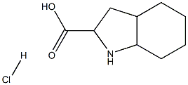 D-Octahydroindole-2-carboxylic acid-HCl Structural