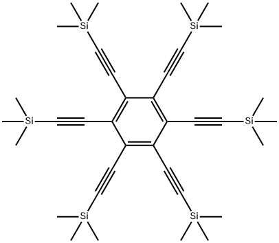 hexakis-[(trimethylsilyl)ethynyl]benzene Structural